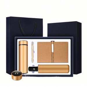 2025 Hot Sale Luxury Customized Corporate Promotional Gift <b>Set</b> with Pu Leather <b>Notebook</b> and Silk Screen Printing - Product Image 3