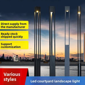 Đèn đường LED nhôm ngoài trời OEM ODM, cột đèn sân vườn 3m, chống nước IP65, nguồn điện AC, dùng cho sân vườn, biệt thự, cảnh quan - Product Image 4