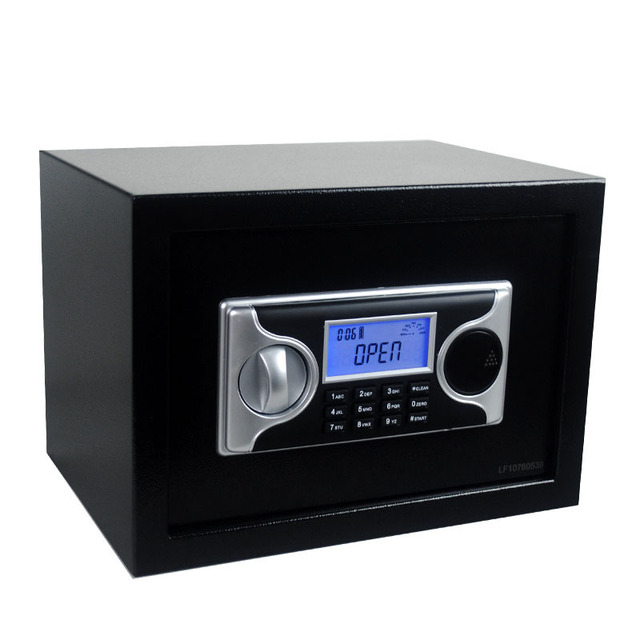 Digital Electronic Lock Screen Display Home Hotel Office Steel Money Safety Safe Box