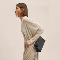 Nouveauté 2024 Pull en tricot à col long personnalisé en couleur, décontracté pour l'automne, en viscose et PBT respirant et infroissable pour femme
