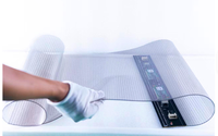 Pantallas LED Transparentes para Interiores y Exteriores, Flexibles y Reutilizables; Pantallas de Película Flexible que se Adhieren al Vidrio