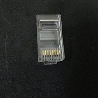 Connecteur mâle RJ45 8 broches, tête cristalline réseau UTP RJ45 8P8C, fiches modulaires Cat6 pour câbles LAN
