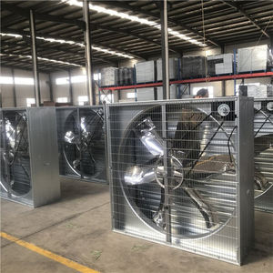 Ventilateur d'évacuation centrifuge mural industriel push-pull 600cfm 1220mm DC 600mm pour serre 12000 m³/h avec volet 220v - Product Image 6