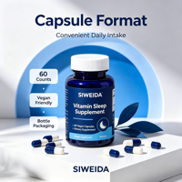 Complément alimentaire pour le sommeil SIWEIDA, 60 capsules végétaliennes, complément alimentaire