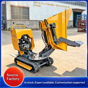 Load 500kg crawler rotary dump truck construction farming orchard transport dump truck hydraulic crawler truck - Product Image 1
