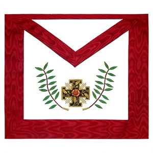 Masonic scopish Rite aasr อัศวิน18TH องศา Rose Croix ผ้ากันเปื้อน - Product Image 1