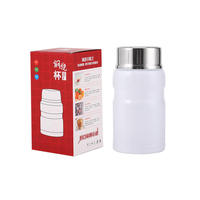 Bocaux Isothermes JN Cup de Haute Qualité 500ml 750ml en Acier Inoxydable – Boîte à Déjeuner Isotherme Sous Vide pour Aliments