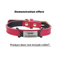 Schwarze Farbe Leere Metall abdeckung Silikon Hund ID Namensschild Haustier QR-Code Laser gravur