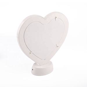 Boîte d'ombre en plastique en forme de cœur avec logo personnalisé au design moderne Cadres <span class=keywords><strong>photo</strong></span> d'art Décoration intérieure Portraits en forme - Product Image 2