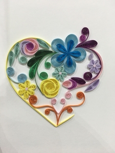 Carte créative en quilling 3D, carte de vœux en papier faite à la main, magnifique cadeau souvenir pour les anniversaires et les moments spéciaux - Product Image 1