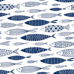 2020 Marine serial Sealife e motivo <span class=keywords><strong>nautico</strong></span> stampato semplice pelle di pesca per scarpe Casquette Shorts da spiaggia - Product Image 4