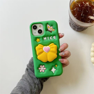 Fashion Design 3D supporto <span class=keywords><strong>Silicone</strong></span> 3D cassa del telefono per <span class=keywords><strong>iPhone</strong></span> 17 16 15 Pro Max 14 13 6 7 8 Anti caduta protezione posteriore - Product Image 4