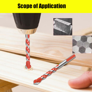 Đầu khoan kim cương cacbua vonfram, đầu khoan bê tông, kính, trong bộ mũi khoan và mũi khoan gỗ - Product Image 6