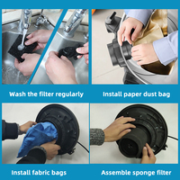 Aspirateur eau et poussière EAKO 30L de fabrication allemande, aspiration 181-200 AW, autonomie 30-60 min, pour usage domestique, automobile et hôtelier - Usine de Suzhou