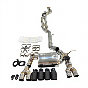 JTLD - Sistema de Escape con Válvula y Tubo Intermedio de Último Diseño para M3 M4 F80 F82 S55, Tubo Intermedio de Igual Longitud con Sistema Valvetronic para F8x F80 - Product Image 1