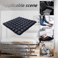 Coussin de siège ergonomique gonflable 3D doux et respirant avec soulagement de la pression pour une assise prolongée