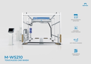 Machine de lavage de voitures automatique sans contact 360°, machine de lavage de voitures automatique commerciale, M-WS210 automatique C - Product Image 1