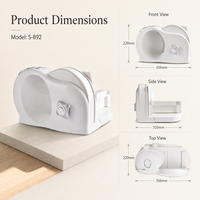 Trancheuse à viande électrique 150W, boîtier en plastique réglable pour la cuisine, fabricant OEM/ODM, personnalisation d'usine, conforme RoHS