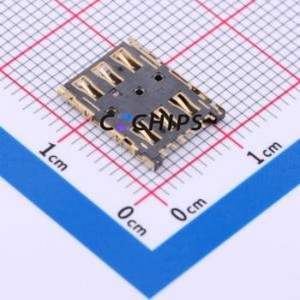 SMN-335-ARP6 SIM Card Connector SMD Connector Plug-In Type Nano SIM Card Card Holder 1.2mm - Product Image 2