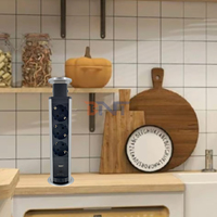 Enchufe de escritorio directo de fábrica, enchufe de alimentación eléctrico de cerámica, enchufe oculto para muebles de mesa de oficina