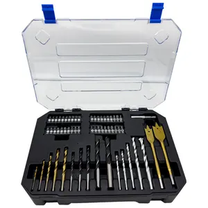 58 Piece Drill Bit Set Versatile Twist Drill Bit Set for Metal and Woodworking Projects