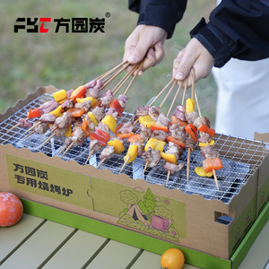Panggangan Barbekyu Sekali Pakai Tanpa Asap dengan Arang untuk Piknik Taman Luar Ruangan, Kapasitas 5-8 Orang - Product Image 1