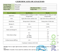 Miso en Polvo Fermentado Natural - Condimento Instantáneo Orgánico de Soja para Sopa y Cocina, Pasta de Miso Vegana Sin OMG, Sabor Umami