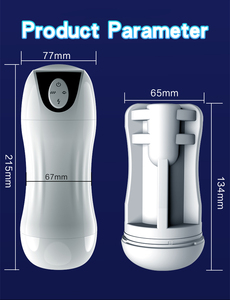Otomatik erkek Masturbator gerçek vajina yetişkin Sucking mastürbasyon kupası elektrikli Climax kedi seks oyuncakları erkekler için - Product Image 6