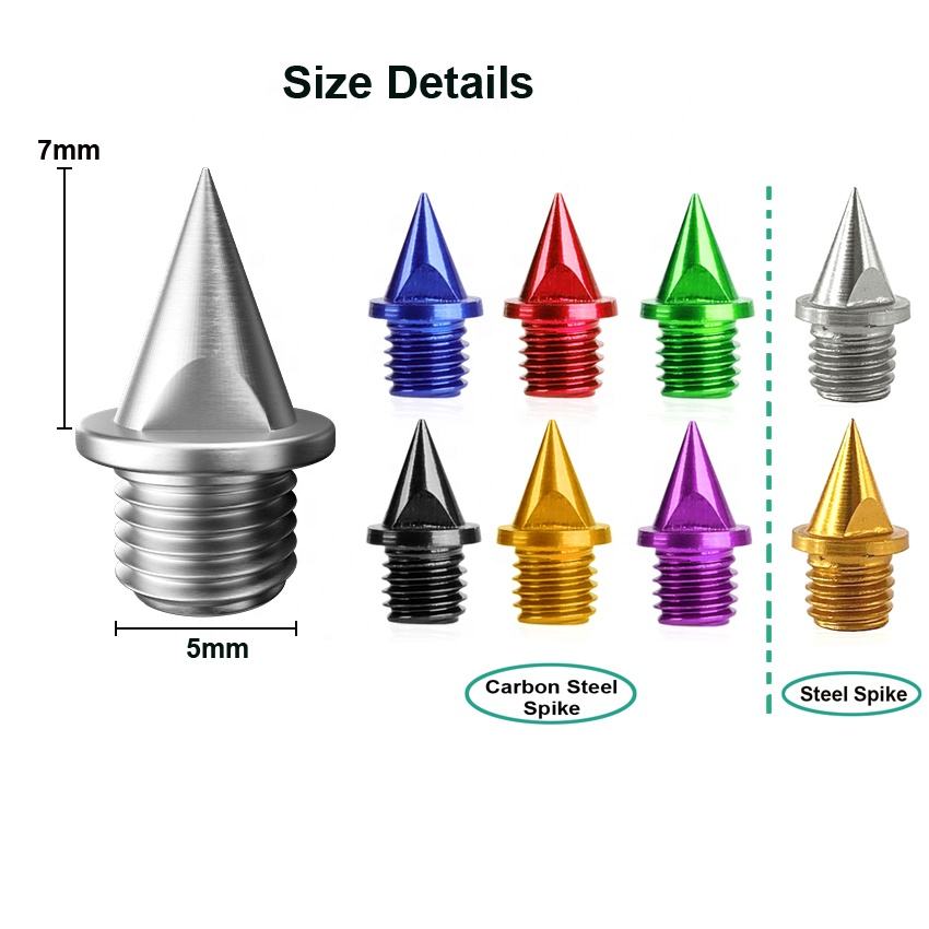 track spike thread size