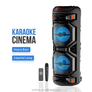 Caicaixa Deso Speaker Sistem Suara Bass Daya Tinggi Kotak Speaker Pesta Speaker Karaoke Nirkabel Luar Ruangan Speaker Ukuran Besar untuk Dj