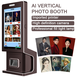Hàn Quốc Photo Booth Máy bán hàng tự động tất cả-trong-một xách tay tự phục vụ Photo Booth Đồng tiền hoạt động LED Photo Booth đồng xu hoạt động trò chơi - Product Image 2