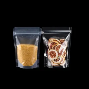 Оптовая Продажа с фабрики, прозрачный полиэтиленовый пакет с застежкой-молнией, пакет для упаковки кофе на молнии 10 г