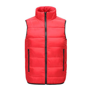 Gilet di cotone personalizzato senza maniche abiti da lavoro gilet di cotone con logo gilet personalizzato imbottito da attività - Product Image 1