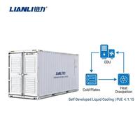 20英尺定制液冷数据中心模块化移动数据中心解决方案，适用于AI、HPC、云计算，高密度、低PUE