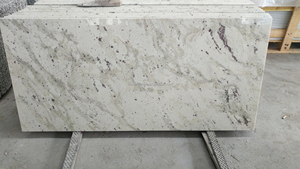 <span class=keywords><strong>Encimera</strong></span> de granito blanco Andromeda y tapas de tocador, mesa de granito blanco y beige, mesa de comedor pulida de <span class=keywords><strong>5</strong></span> caras - Product Image 5