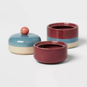 Nuovo delicato contenitore personalizzato impilabile per tè e caffè zucchero sale in <span class=keywords><strong>ceramica</strong></span> e <span class=keywords><strong>barattoli</strong></span> contenitori in <span class=keywords><strong>ceramica</strong></span> <span class=keywords><strong>set</strong></span> per la conservazione della cucina - Product Image 5