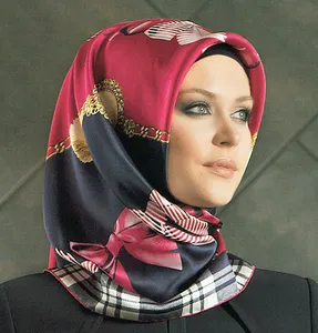 Cổ Điển Thiết Kế In Mặt Trời Bảo Vệ Thái Lan Hijab