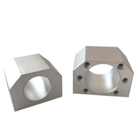 Support de fixation pour écrou DSG12H avec roulement |   Support de siège de vis de précision pour vis à billes SFU1204, pièces usinées CNC en alliage d'aluminium