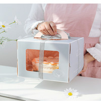 Boîtes à gâteaux en rouleau suisse mini lune, courant continu, transparent