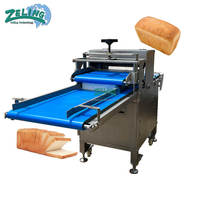 Nouvelle trancheuse à pain automatique commerciale 12 mm, 30 tranches/heure, lames électriques en acier inoxydable, 220 V/110 V, équipement de boulangerie ZELING