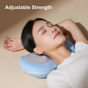 Tragbare heiße Verkauf Auto Home Heizung Hals Rücken Schulter Taille Shiatsu Massage Kissen schlafen Massage kissen - Product Image 4