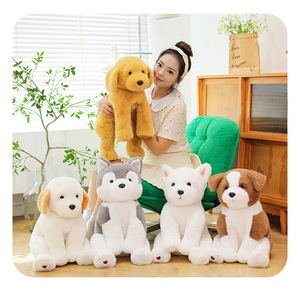 Peluche personnalisée pour grand chien : Husky, West Highland White Terrier, <span class=keywords><strong>Labrador</strong></span> <span class=keywords><strong>Retriever</strong></span>, Golden <span class=keywords><strong>Retriever</strong></span> – Poupées en peluche, coussin doux - Product Image 6