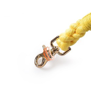 Correa de Lujo para Perros de Dos Cabezas, de Cuerda de Algodón de Color Sólido, Ecológica, 120cm + 90cm - Product Image 3
