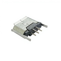 PROMO EXCEPTIONNELLE Connecteur Micro USB B femelle 180 degrés 6,9 mm 4 broches de marque JLC en cuivre, courant nominal 1,5 A