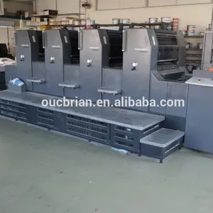 इस्तेमाल किया 4 रंग ऑफसेट प्रिंटिंग मशीन प्रेस प्रिंट मास्टर 74