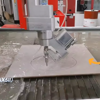 Machine de découpe au jet d'eau pour ardoise de quartz industrielle, découpeuse de pierre CNC automatique avec certification CE et service après-vente sur site