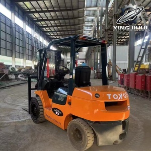 Chariot élévateur TOYOTA 7FD30 3 tonnes d'occasion, moteur 1DZ-2, importé du Japon, machine d'occasion, alimenté au carburant. - Product Image 4