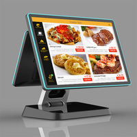 Écran tactile POS pliable de 15,6 pouces Caisse enregistreuse électronique Tout-en-un Système POS de vente au détail