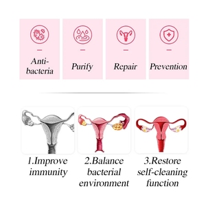 Marca de medicina herbal china etiqueta personalizada privada <span class=keywords><strong>gel</strong></span> de reparación antiinflamatorio vaginal femenino - Product Image 5