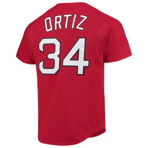 Camisetas de béisbol <span class=keywords><strong>Rojas</strong></span> americanas cosidas de alta calidad para hombre 34 David Ortiz 16 Jarren Duran 11 <span class=keywords><strong>Rafael</strong></span> Devers - Product Image 2